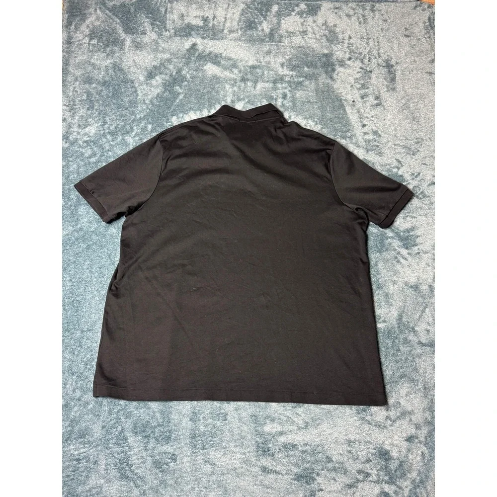 Polo Ralph Lauren Mens XXL Black Short Sleeve Classic Fit Polo Multi-Color Pony